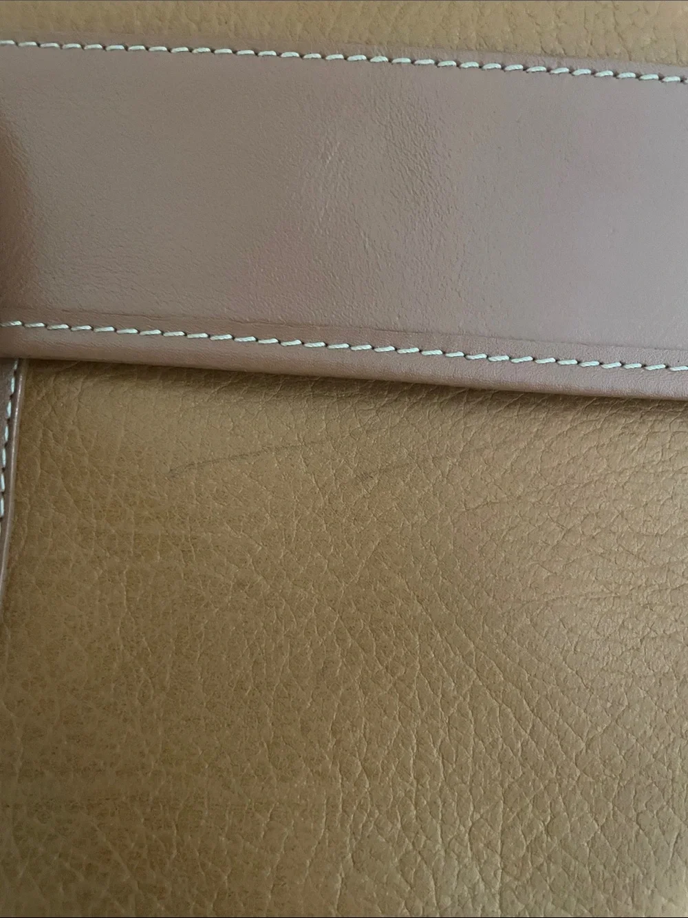 Vintage VANESSA Carmel  2 Piece Set Classic Briefcase Portfolio & Crossbody Tags